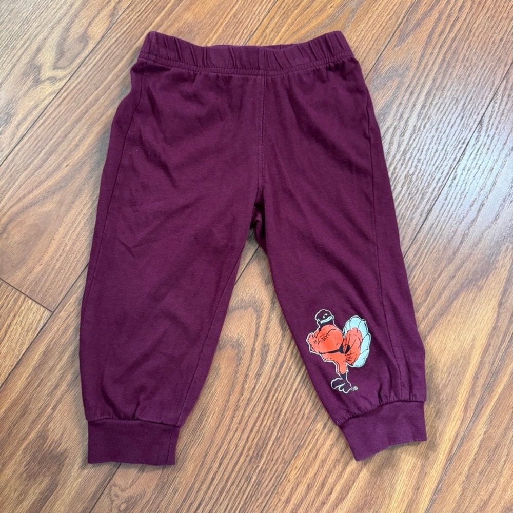 Colosseum Virginia Tech Hokies Toddler 3T Maroon Sweatpants Joggers VTTCF01